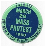 Vietnam Peace Parade Committee 1966 Protest 