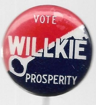 Vote Willkie Prosperity 