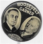 Roosevelt, Garner Celluloid Jugate 