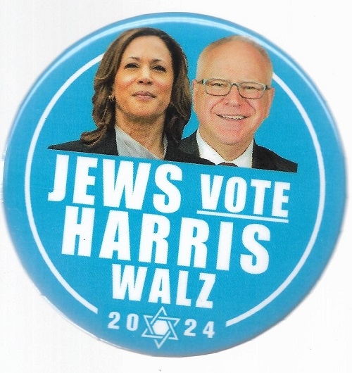 Jews Vote Harris, Walz