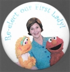 Laura Bush Sesame Street 