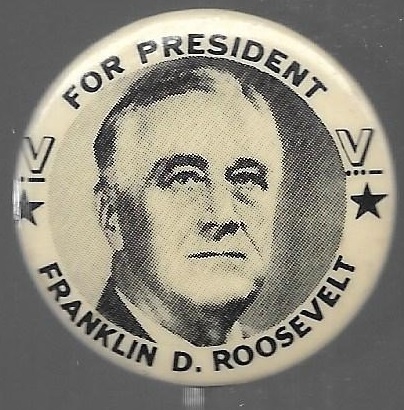 Roosevelt for President V for Victory 