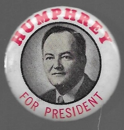 Humphrey for President 1960 Pin 