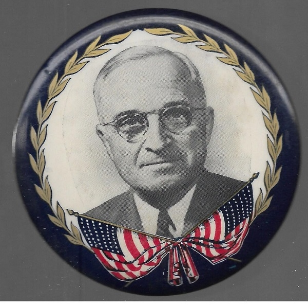 Truman Flag and Laurel Wreath 