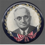 Truman Flag and Laurel Wreath 