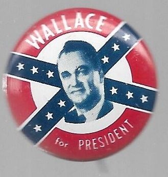 Wallace Confederate Battle Flag Pin