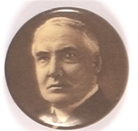 Warren Harding Sepia Celluloid