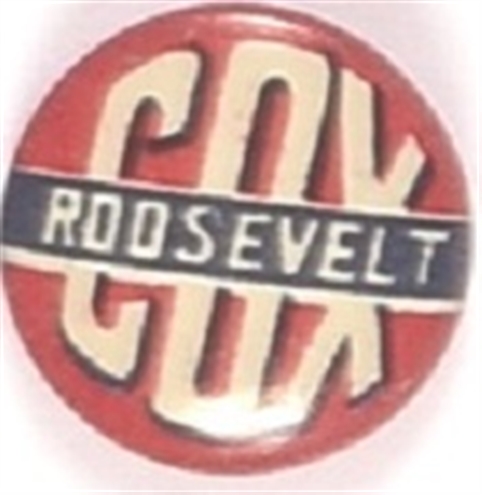 Cox, Roosevelt Red Litho