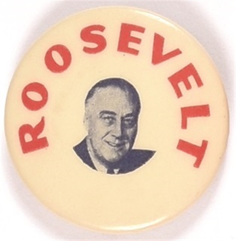 Roosevelt Scarce RWB Celluloid