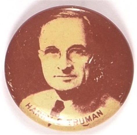 Harry Truman Brown Litho