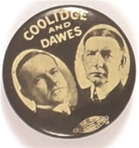 Coolidge and Dawes Scarce Black and White Jugate