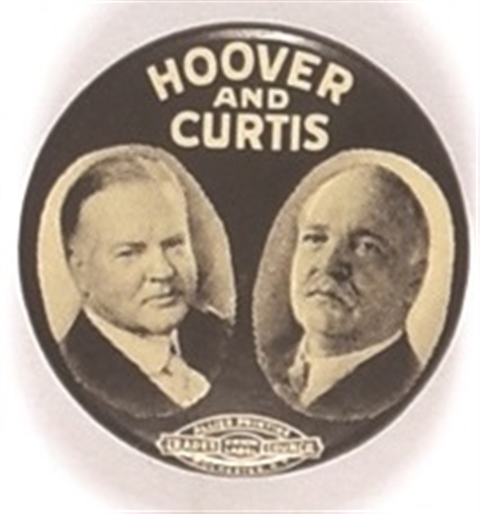 Hoover, Curtis Scarce Black and White Jugate