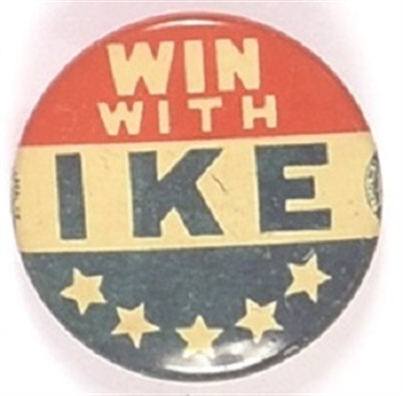 Win With Ike 5 Stars Litho