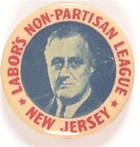 Roosevelt New Jersey Labor Pin