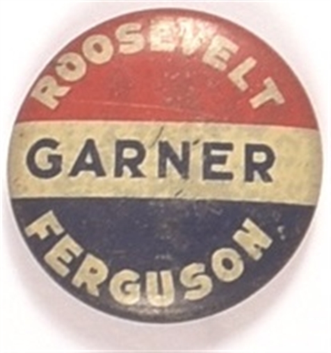 Roosevelt, Garner, Ferguson Texas Coattail