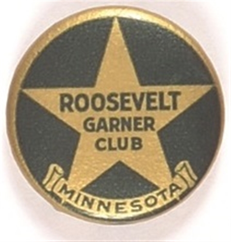 Roosevelt, Garner Minnesota Club