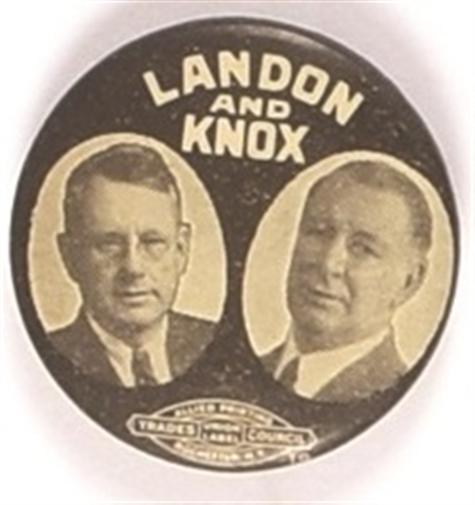 Landon, Knox Scarce Black and White Jugate