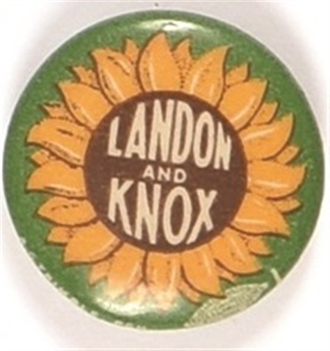 Landon Sunflower Pin, Green Border