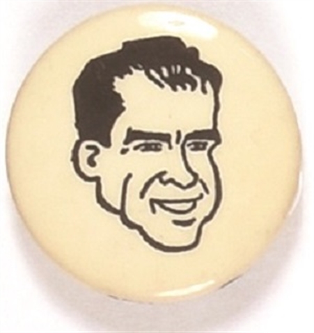 Nixon Early Portrait Pin