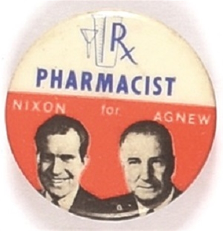 Nixon, Agnew Pharmacist Jugate