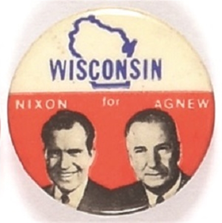 Nixon, Agnew Wisconsin Jugate