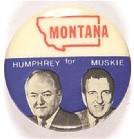 Humphrey, Muskie Montana Jugate