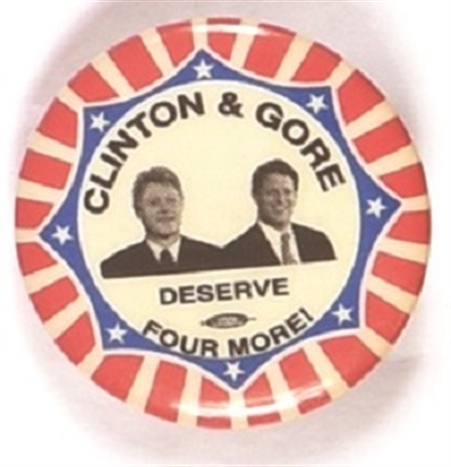 Clinton, Gore Deserve Four More