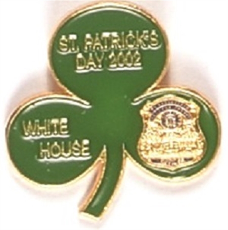 Secret Service St. Patricks Day Pin