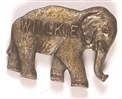 Willkie Embossed Metal Elephant