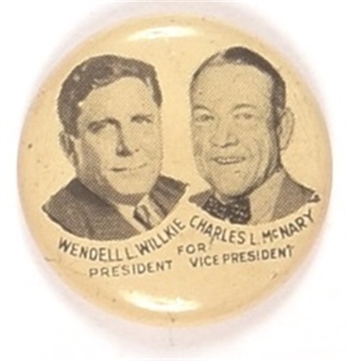 Willkie, McNary Litho Jugate