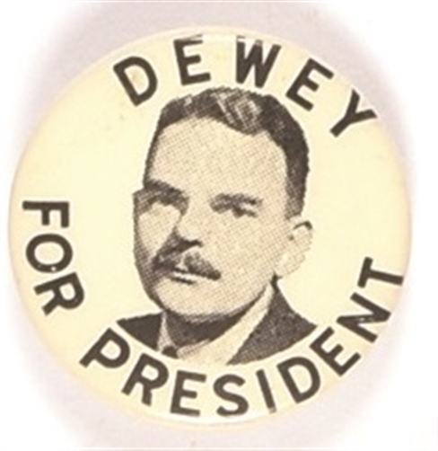 Dewey Black and White Picture Pin