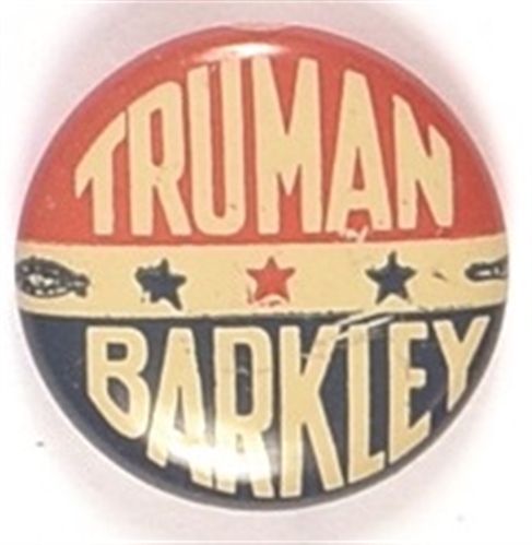 Truman, Barkley 3 Stars Litho Pin