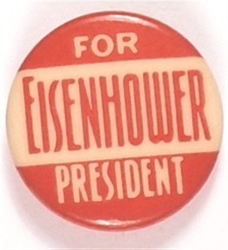 Eisenhower Stylish Lettering Pin