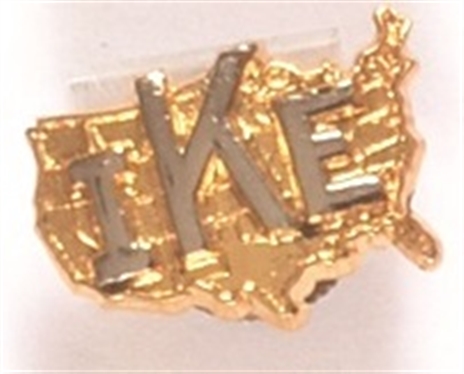 Ike USA Map Stud