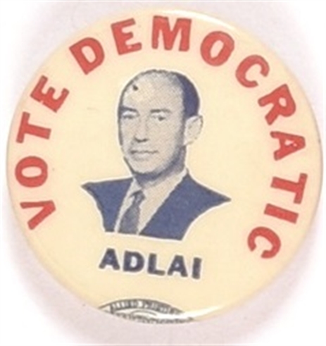 Adlai Vote Democratic