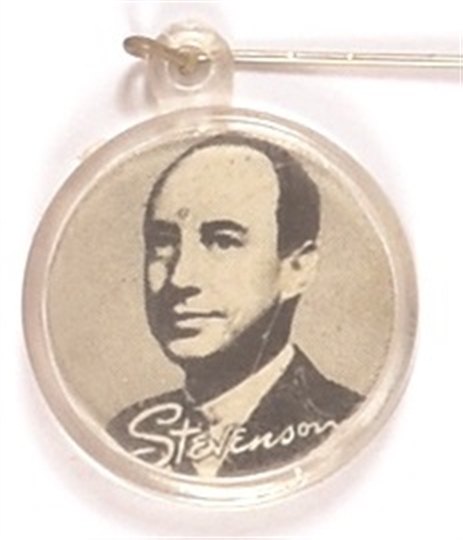 Adlai Stevenson Plastic Charm