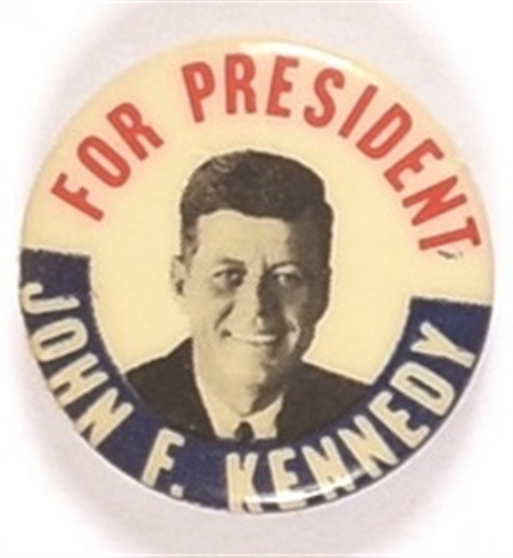 JFK for President Smaller Classic Design Pin