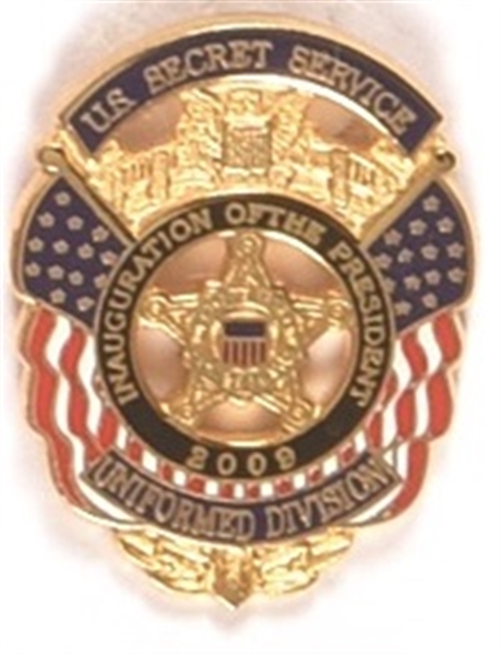 Obama 2009 Secret Service Inaugural Pin