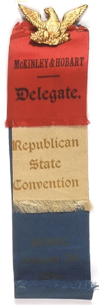 McKinley Idaho State Convention Delegate Ribbon