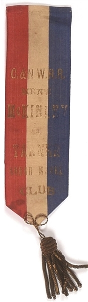 McKinley, Tanner Illinois Railroad Ribbon