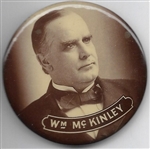 William McKinley Sepia Celluloid