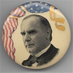 McKinley Beautiful Flag Celluloid