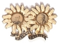 McKinley, TR Daisies Jugate Pin