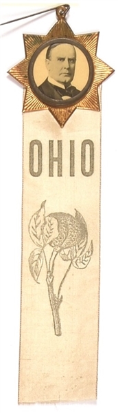 William McKinley Ohio Badge