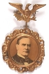 McKinley Framed Gold Celluloid