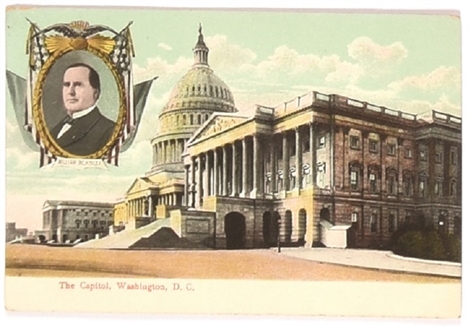 McKinley US Capitol Postcard