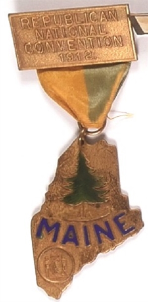Maine 1912 GOP Convention Badge