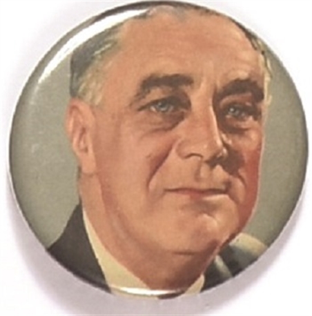 Franklin D. Roosevelt Multicolor Celluloid