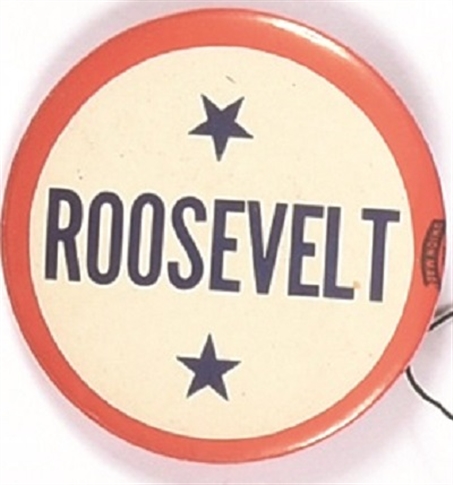 Roosevelt Two Stars Celluloid