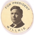 Willkie for President Different Celluloid